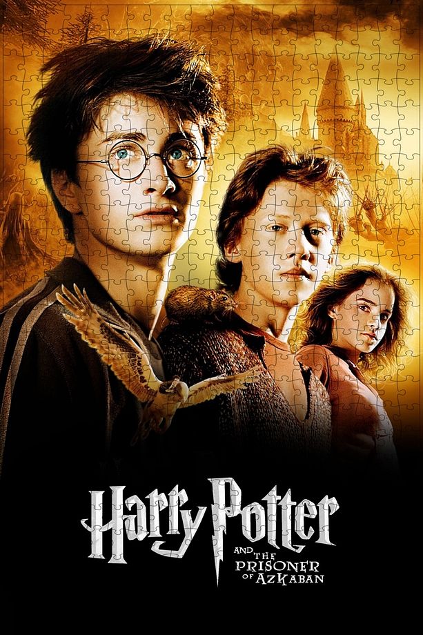 Harry Potter and the Prisoner of Azkaban (2004) Film Posterinin 500 Parça Puzzle Yapbozu Sürüm2 F26 - 1