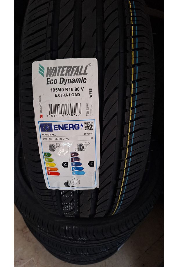 Waterfall195/40R16 80V XL Eco Dynamic Oto Yaz Lastiği ( Üretim: 2024) - 1