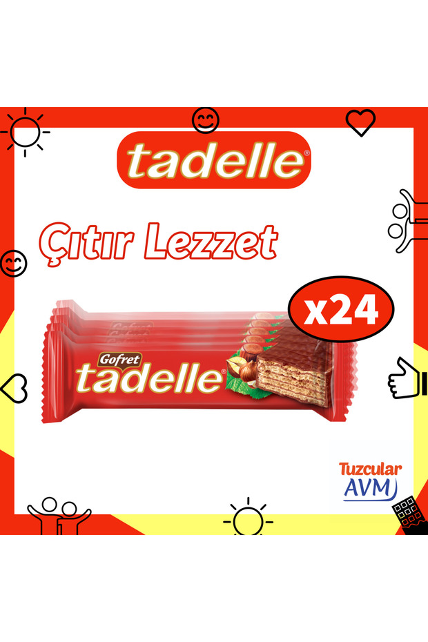 Çikolatalı Gofret 24 Adet