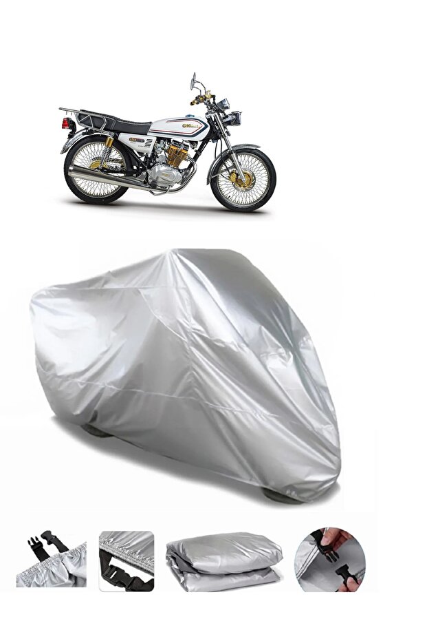 Kuba Cheetah 180R Gray Motorcycle Tarpaulin Premium Quality