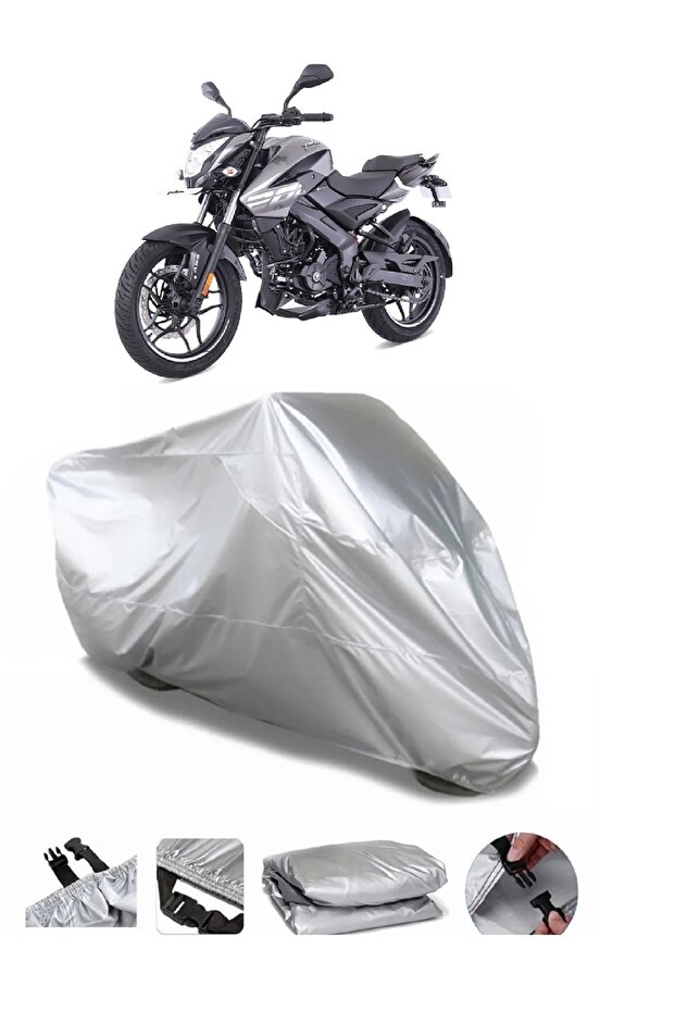 Bajaj Pulsar NS 200 ABS Gray Motorcycle Tarpaulin Premium Quality