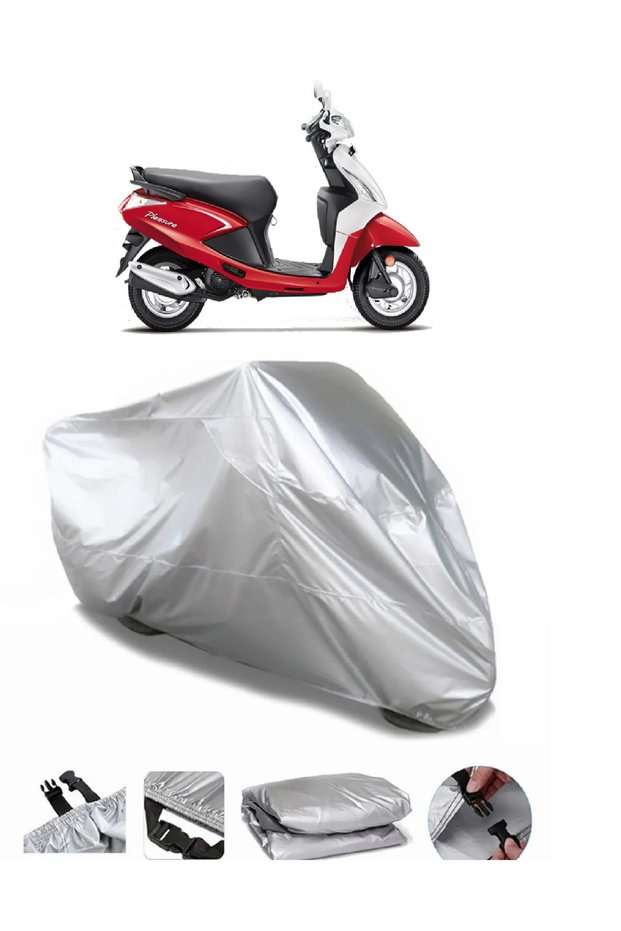 Hero Pleasure Gray Motorcycle Tarpaulin Premium Quality
