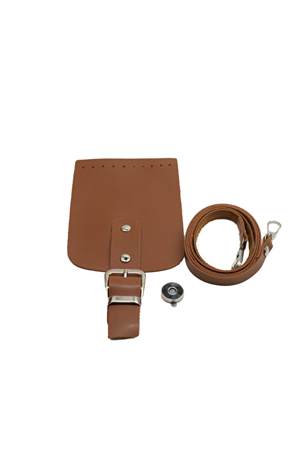 Leather Bag Making Set Brown