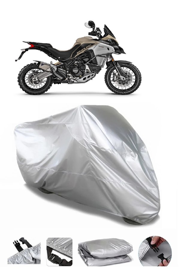 Ducati Multistrada 1200 Enduro Rear Bag Compatible Motorcycle Tarpaulin Waterproof Durable Fabric