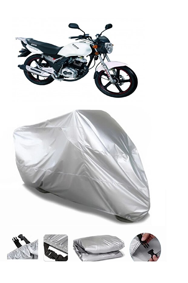 Bisan Atlas 125 Rear Bag Compatible Motorcycle Tarpaulin Waterproof Durable Fabric