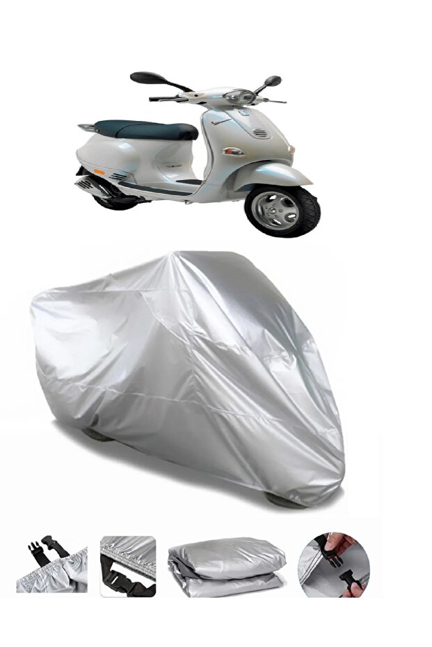 Vespa ET 4 GRAY WATERPROOF MOTORCYCLE BRAND PREMIUM