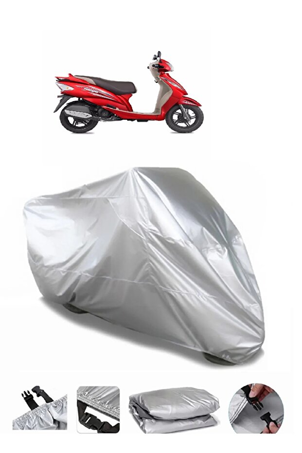 علامة تجارية مقاومة للماء باللون الرمادي من TVS Wego