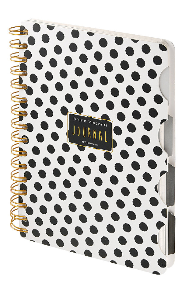 Spiral Notebook A5 with 4 Bookmarks, 30 MakeStriped, 30 MakeStriped, 30 MakeDotted, 30 MakeStraight - 2