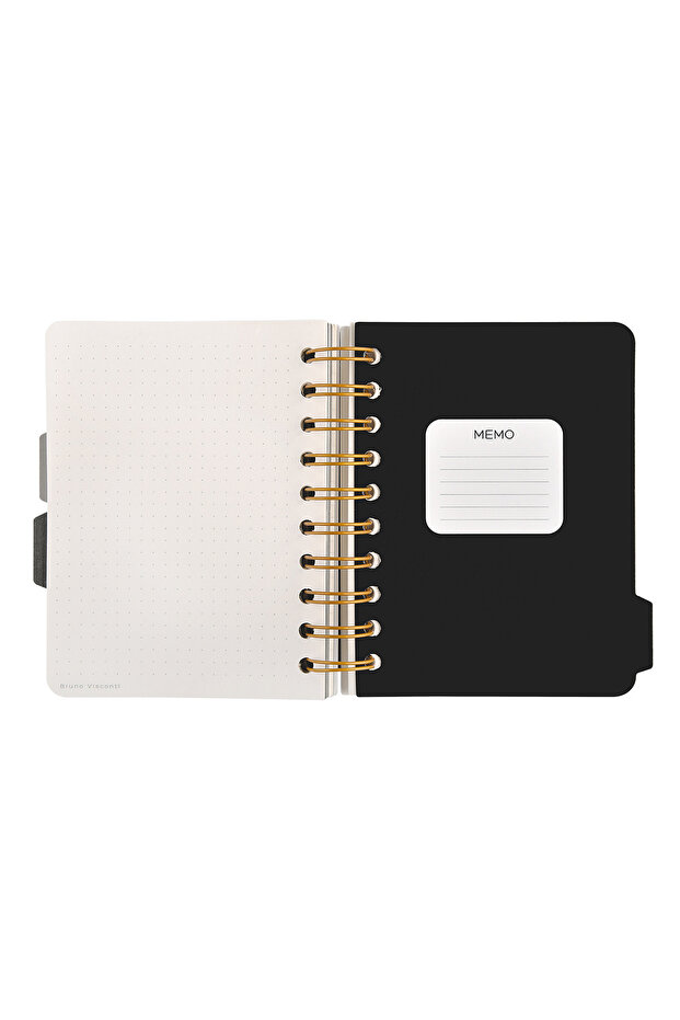 Spiral Notebook A5 with 4 Bookmarks, 30 MakeStriped, 30 MakeStriped, 30 MakeDotted, 30 MakeStraight - 8
