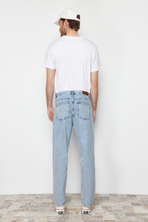 Mavi Baggy/90's Straight Fit Jeans Bol Kot Pantolon TMNSS24JE00012 - 8