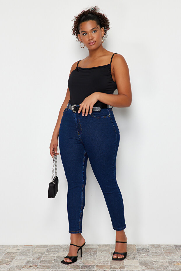 Mavi Ekstra Esnek/Stretch Büyük Beden Skinny Jeans TBBSS24CJ00006 - 1
