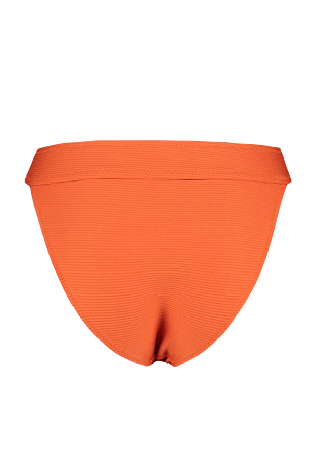 Turuncu Dokulu High Leg Regular Core Bikini Altı TBESS21BA0016 - 7