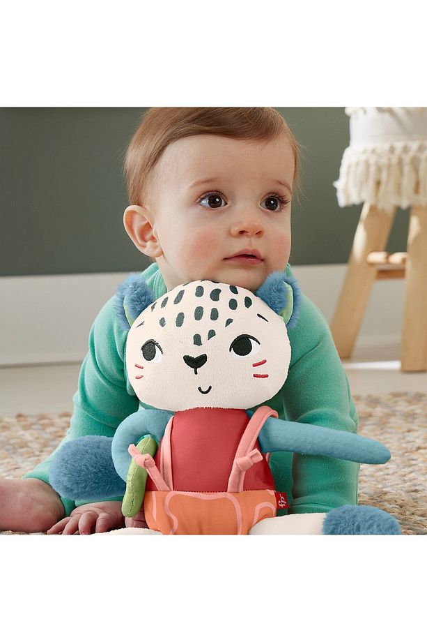 Nessiworld Fisher Price Eğlenceli Dostum Kar Leoparı Peluş HKD64 - 1