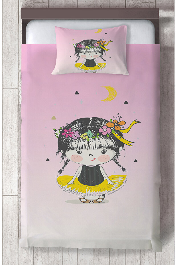 BABY AND KIDS ROOM Ballerina Children's Patterned Bedspread