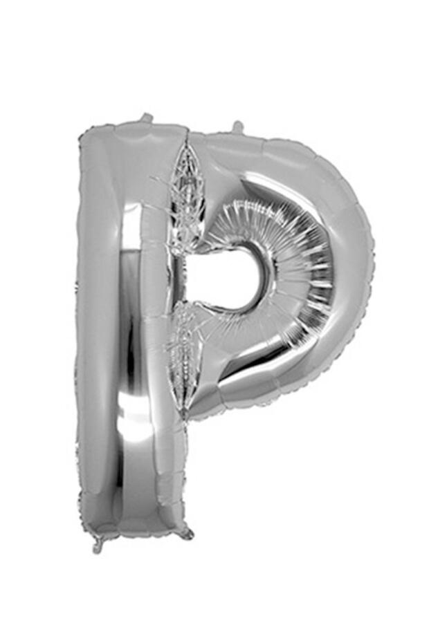 بالون حروف فضية - موديل "p"