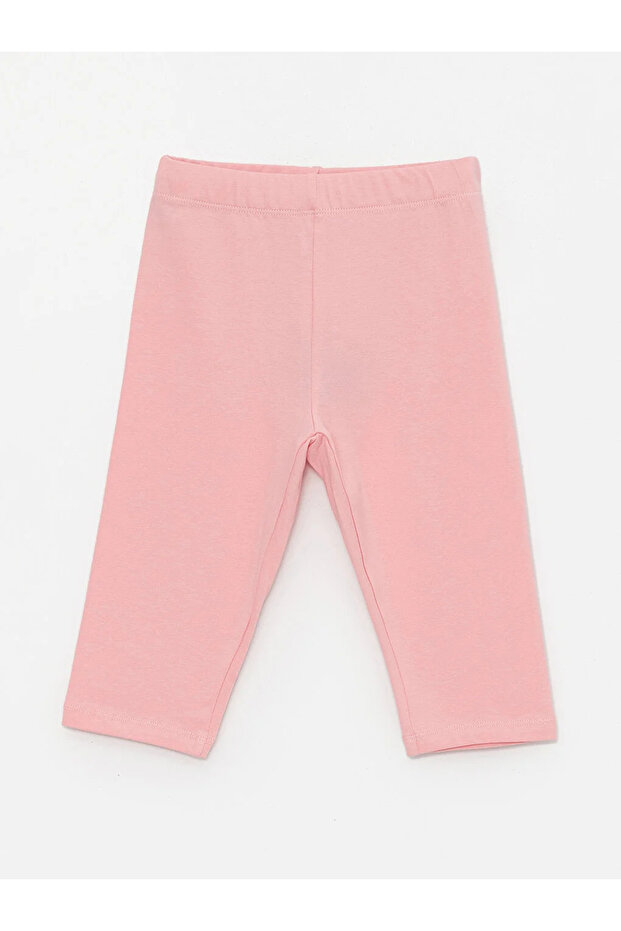 LCW ECO Basic dívčí 3/4 legíny s elastickým pasem - 1