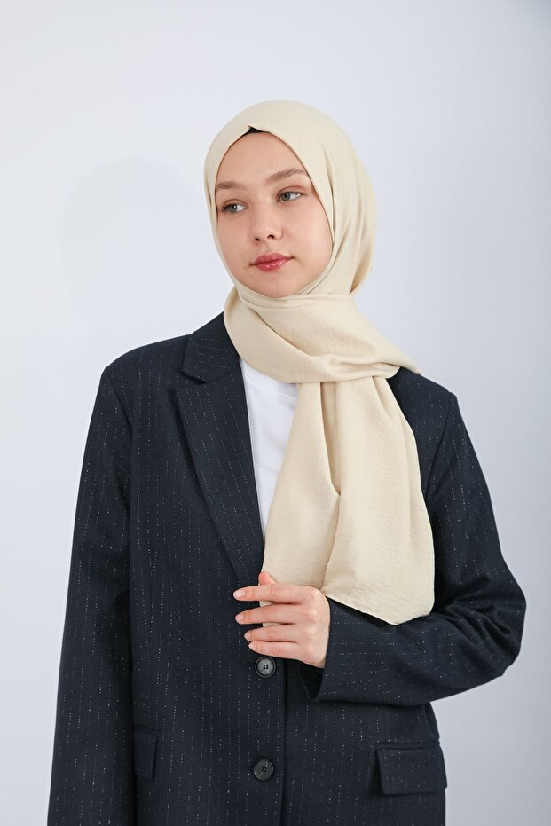 Cotton Shawl - Light Beige