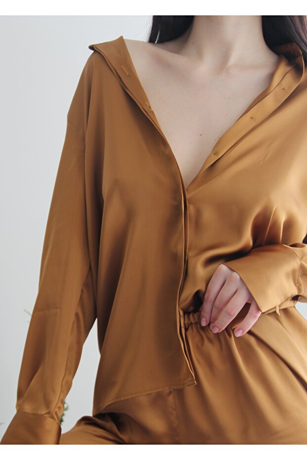 İpek Kadın Gömlek - 2