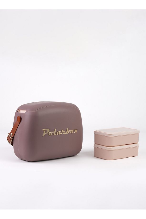 Portatif Isı Koruyucu Çanta COOLER BAG MAUVE GOLD 6L - 2