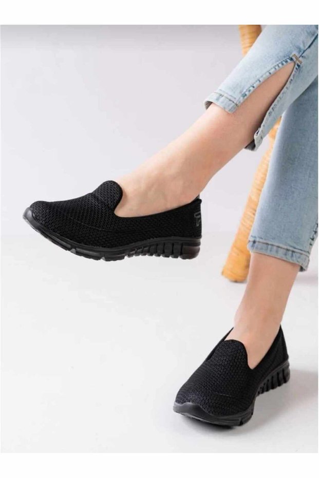 Women's Lightweight Memory Foam Orthopedic Poly Sole Ballerina Walking Shoes Mother Ballerina