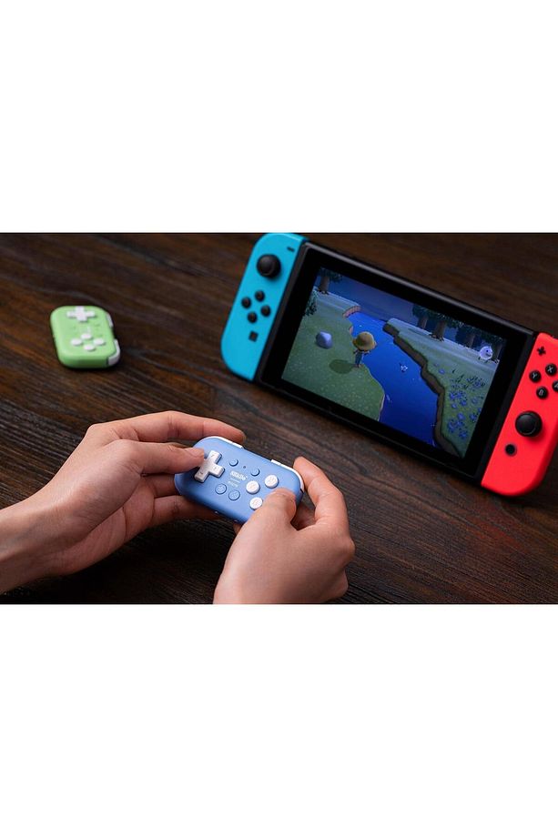 Micro Bluetooth Oyun Kolu Nintendo Switch, PC, Mac Os, Uyumlu Android Mavi - 2