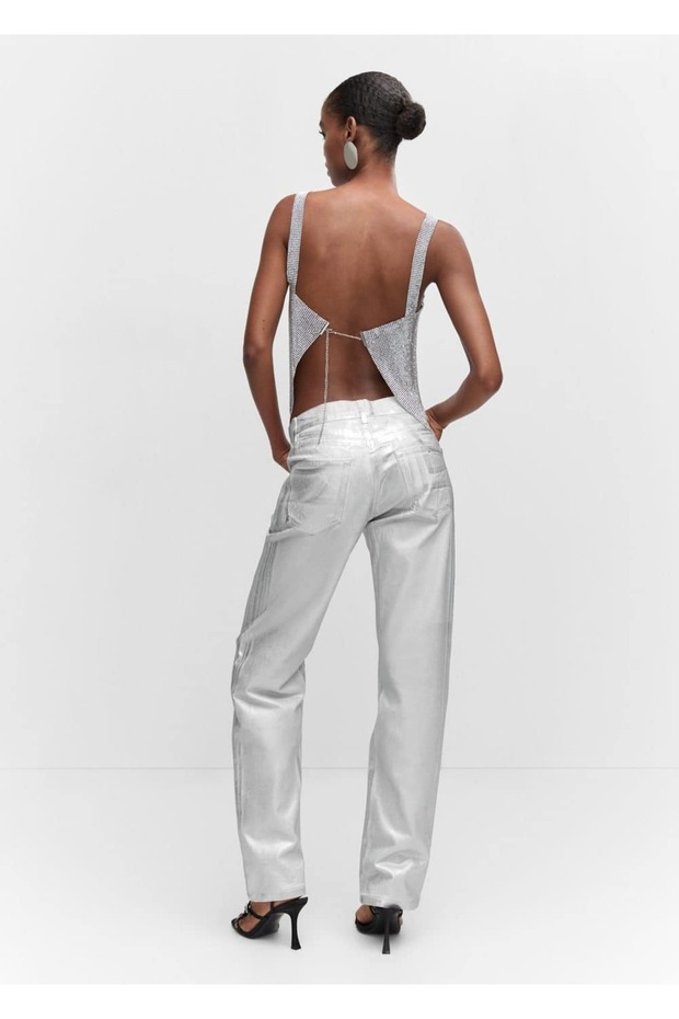 Kristalli Ağ Bluz - 4