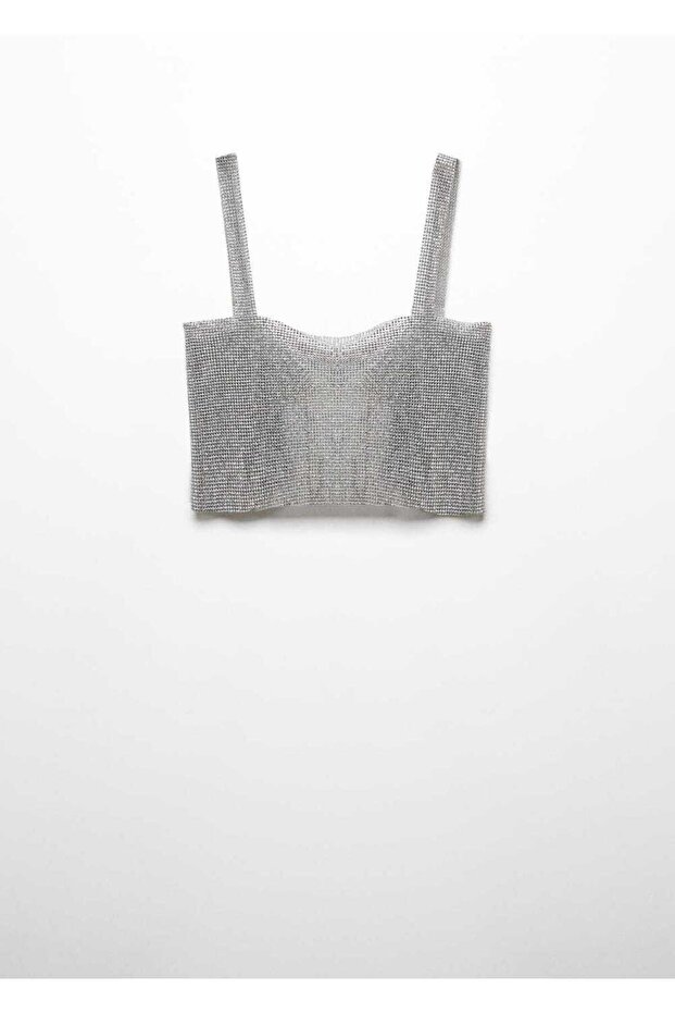 Kristalli Ağ Bluz - 3