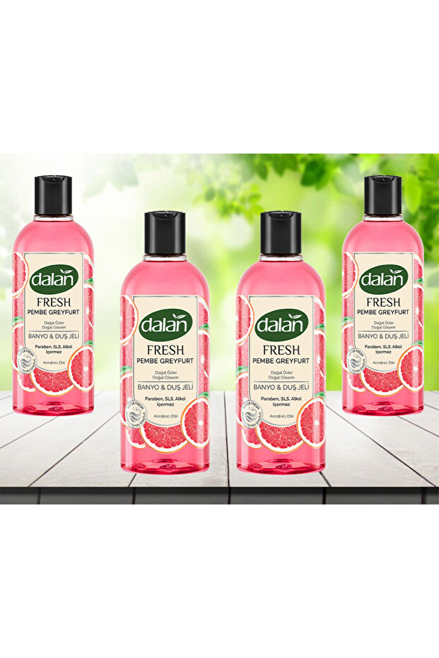 Fresh Pembe Greyfurt Duş Jeli 500 ml 4 adet - 1