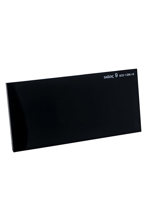 Sağdıç CS-309 Kaynak Maske Camı Siyah 50X110 mm No:9 - 1