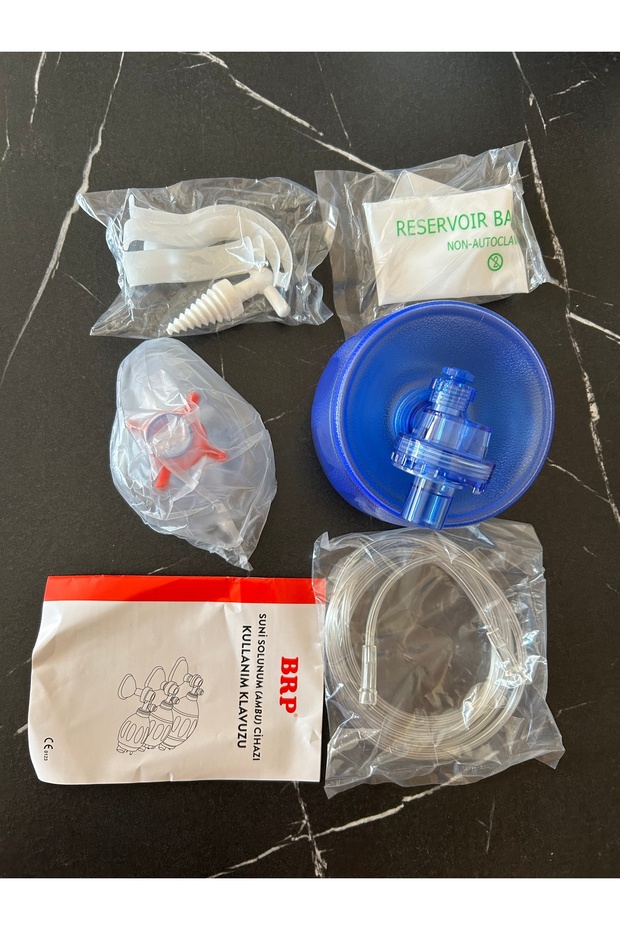 Silikon Suni Solunum (ambu) Seti - 1