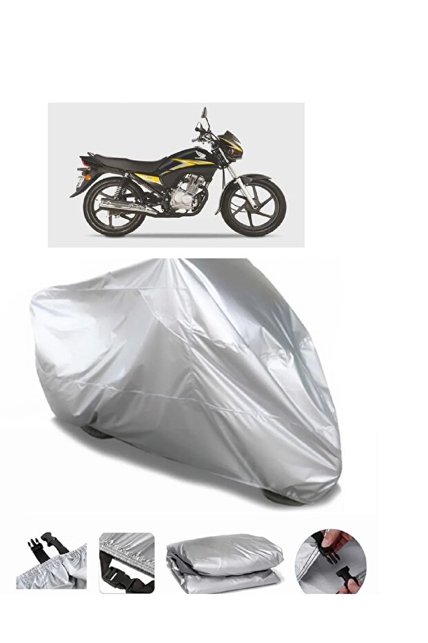 Honda CB 125 ACE GRAY WATERPROOF MOTORCYCLE BRAND PREMIUM