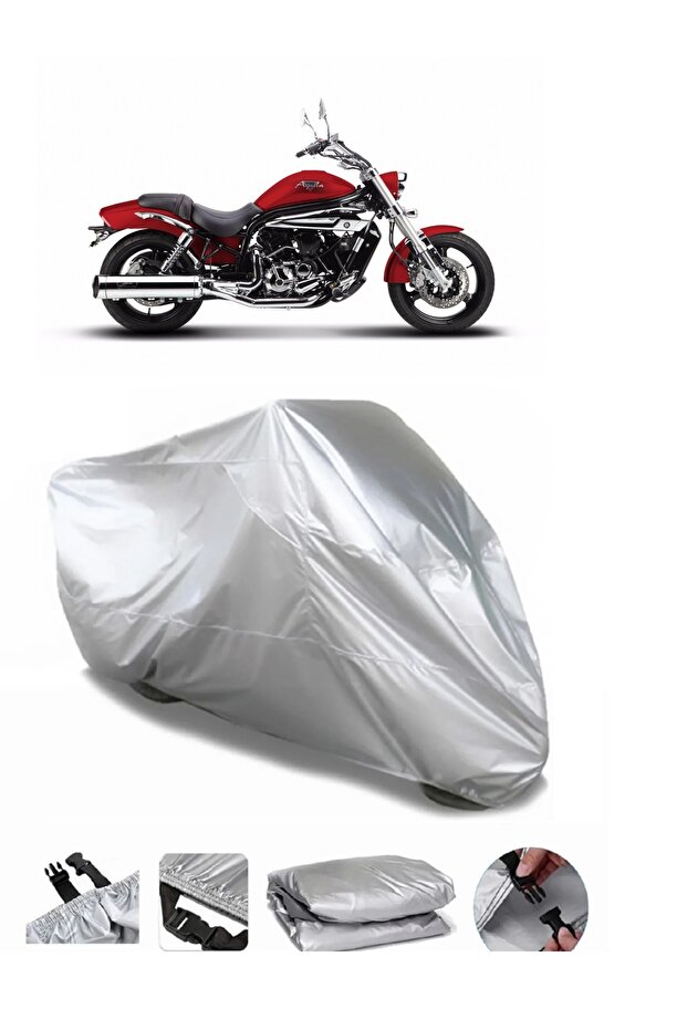 Hyosung GT 650 R رمادي مقاوم للماء للدراجات النارية بريميوم