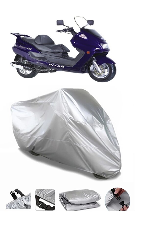 Bisan Senator 150 GRAY WATERPROOF MOTORCYCLE BRAND PREMIUM