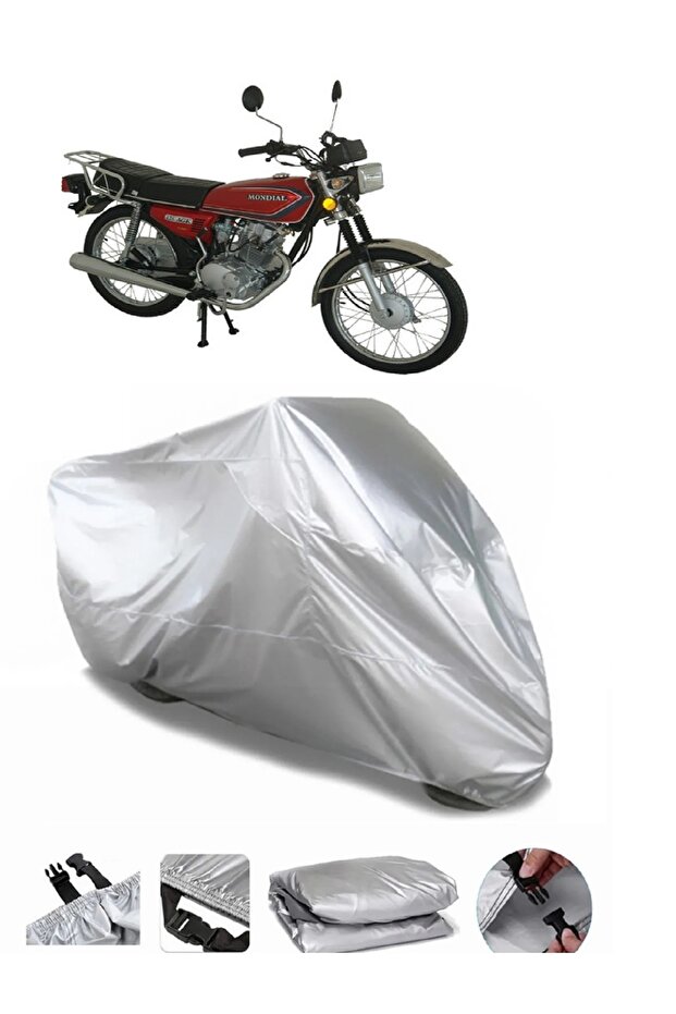 Mondial 125 AGK GRAY WATERPROOF MOTORCYCLE BRAND PREMIUM