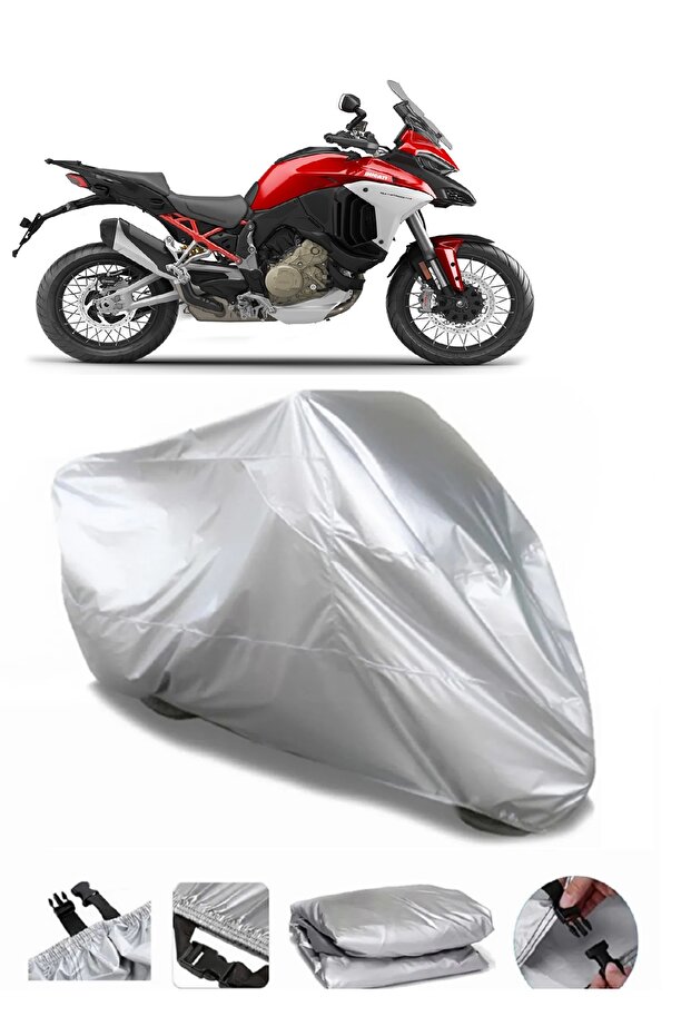Ducati Multistrada V4 S Sport GRAY Waterproof MOTORCYCLE COVER PREMIUM