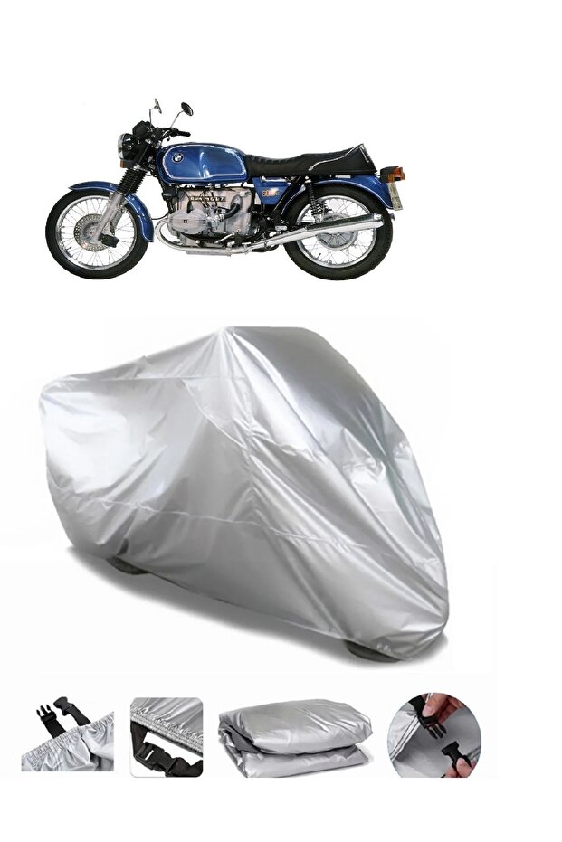 Bmw R 60-6 علامة تجارية مقاومة للماء باللون الرمادي