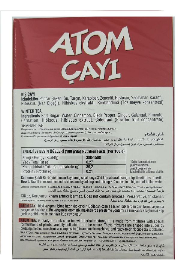 Atom Çayı Kış Çayı 150 G 4 Adet - 2