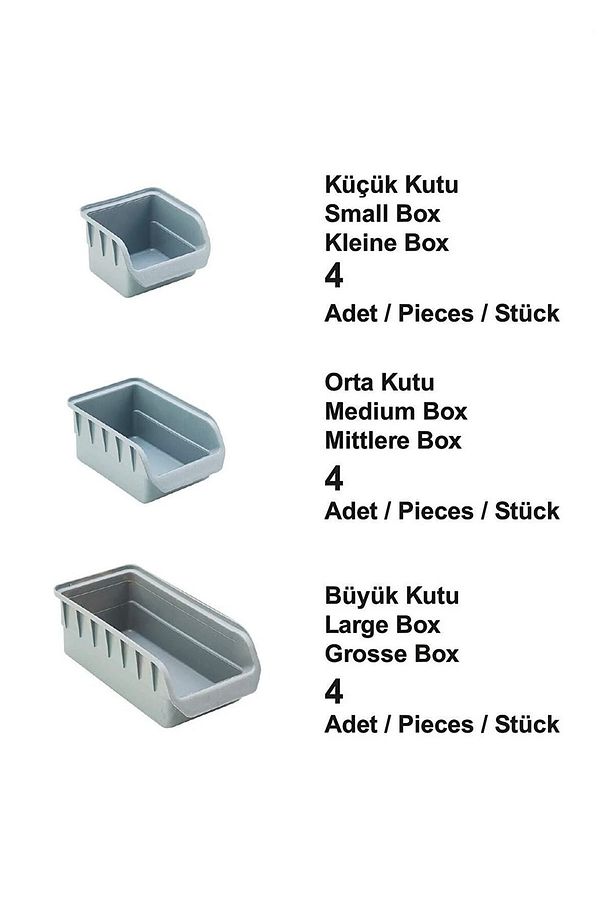 Duvar Panel Seti 43 Parça Hobi Garaj Set Avadanlık Combo Set - 6