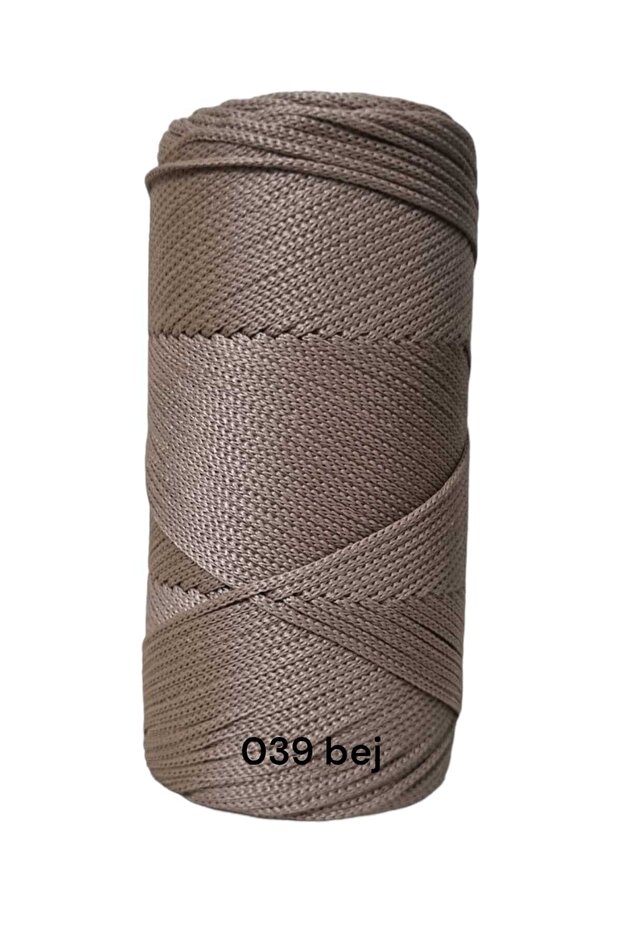 polyester macrame string 200gr macrame string bag string runner string knitting string no4 - 1.4mm macrame string - 1