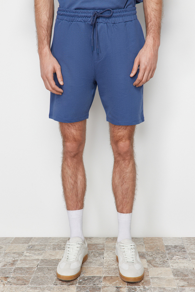 Indigo Eşofman Takımı Oversize Yazı Baskılı %100 Pamuklu TMNSS24EM00003 - 7