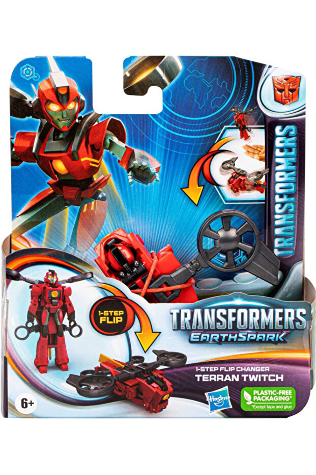 Transformers Earthspark Tek Adımda Dönüşen Figür Terran Twıtch F6721 - 1