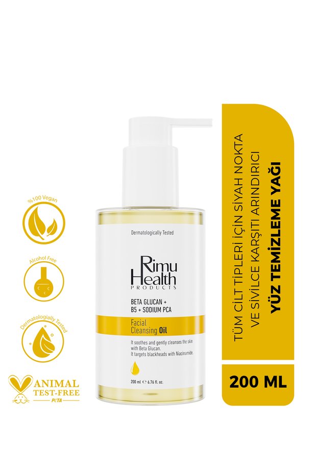 Anti-Blackhead and Acne Purifying Facial Cleansing Oil for All Skin Types 200 ml
