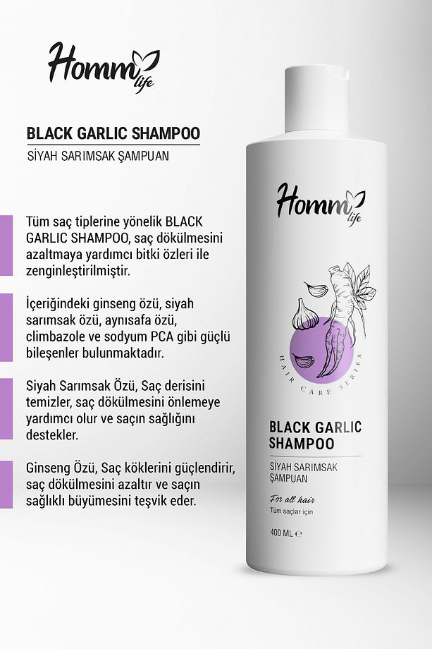 Siyah Sarımsak Özlü Şampuan 400 ml - 2