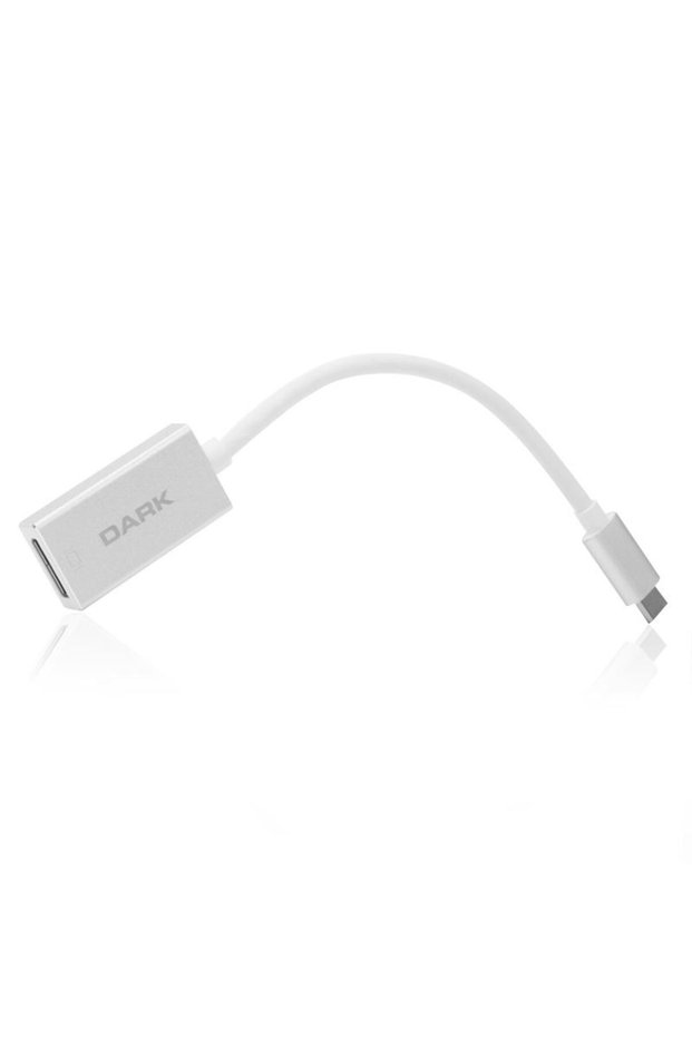 Dk-Ac-U31Xdp USB 3.1 Type-C to (4K Uhd 30Hz) Display Port Converter Adapter (Aluminum Case)