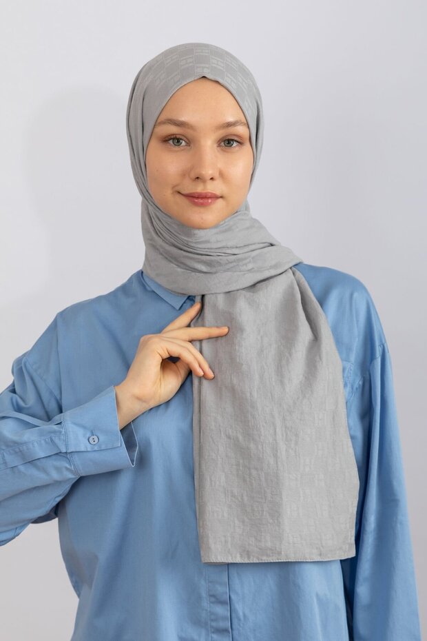 مونوغرام مستورد - رمادي - 2