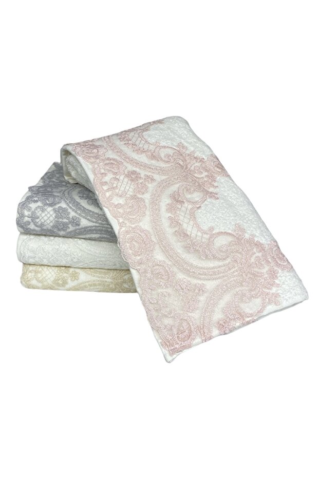 100% Cotton Lace Gift Hand Towel Set