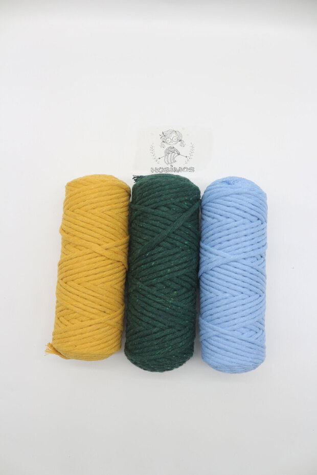 3 Pieces 250 Gram Scannable 3 mm Macrame String - 1