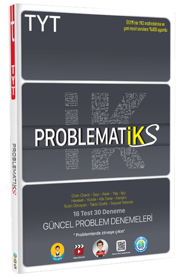 Tonguç YKS TYT Problematiks Yeni Nesil Problem Denemeleri Tonguç Akademi - 1