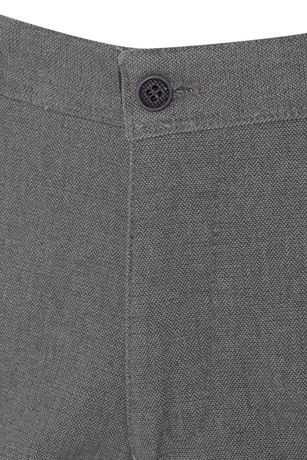 Regular Kalıp Armürlü Pantolon - 2