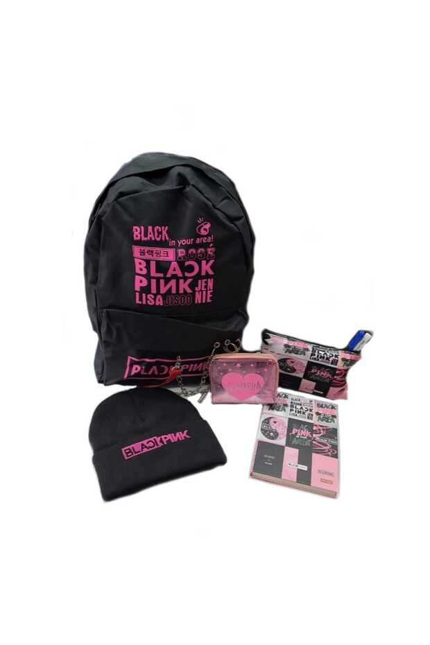 BLACKPINK NOTEBOOK BACKPACK BEAN WALLET PENCIL HOLDER